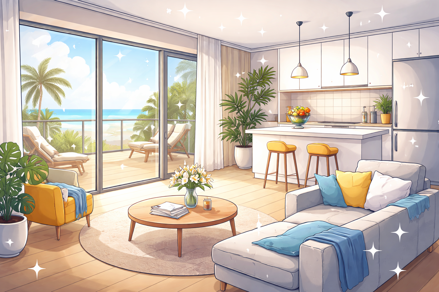 Sprzątanie apartamentu pod wynajem w Kołobrzegu